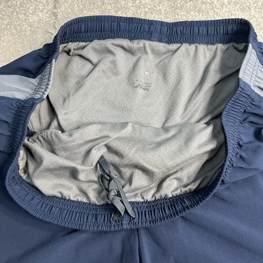 Nike Running Shorts‎ Men L Blue Gray 7